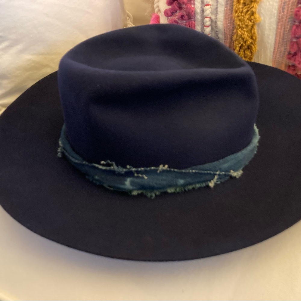 Worth & Worth Vagabond Felt Fedora Hat in Electric Blue - NWOT - Picture 12 of 16